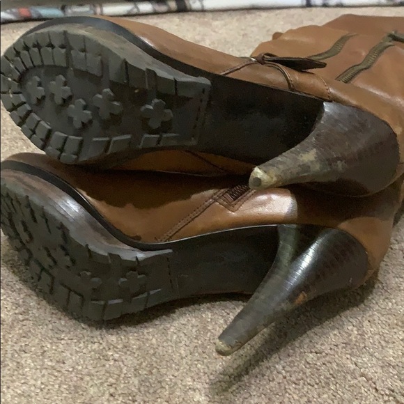 Guess leather boots size 8 - Picture 3 of 5